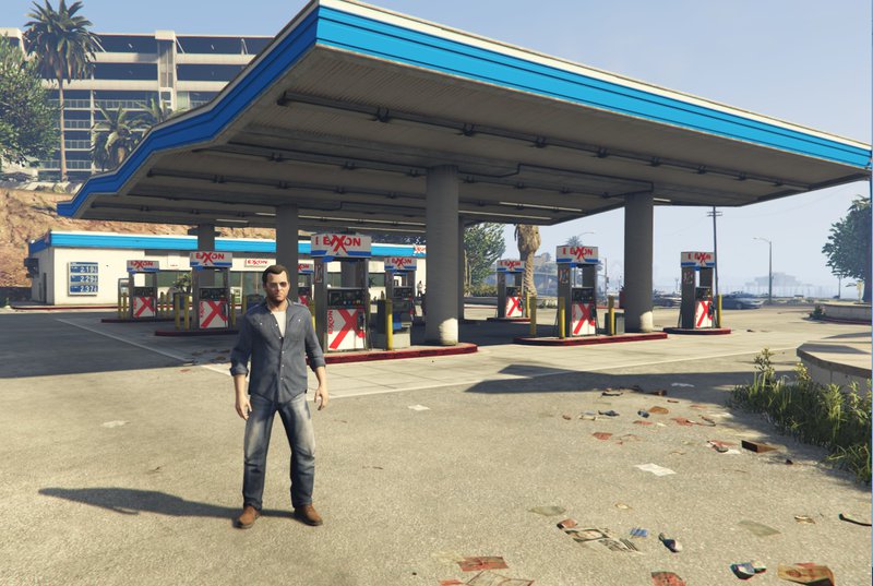 Gta 5 Exxon Gas Station V11 Mod